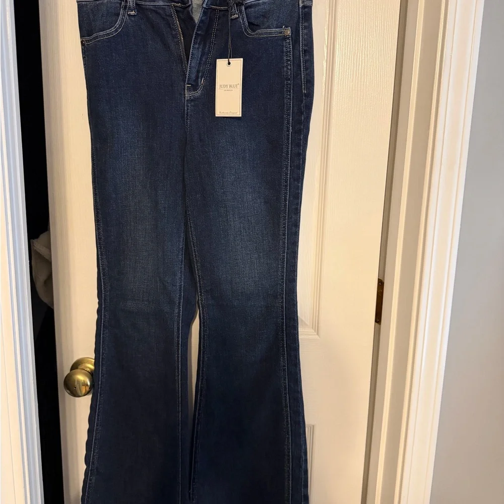 Judy Blue Indigo High-Rise Skinny Jeans - Picture 2 of 3